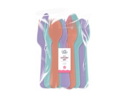 Wholesale Girls Cutlery Set 18pk CDU Wholesale Girls Cutlery Set 18pk CDU
