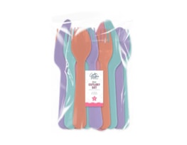 Wholesale Girls Cutlery Set 18pk CDU Wholesale Girls Cutlery Set 18pk CDU