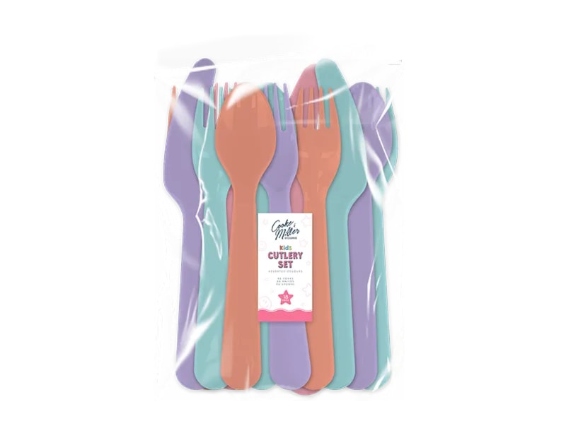 Wholesale Girls Cutlery Set 18pk CDU