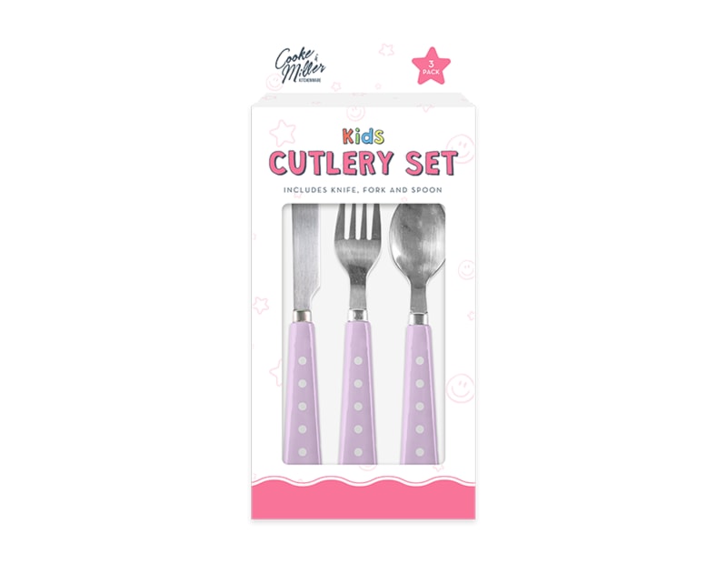 Wholesale Fairy 3 Piece Cutlery Set CDU Wholesale Fairy 3 Piece Cutlery Set CDU