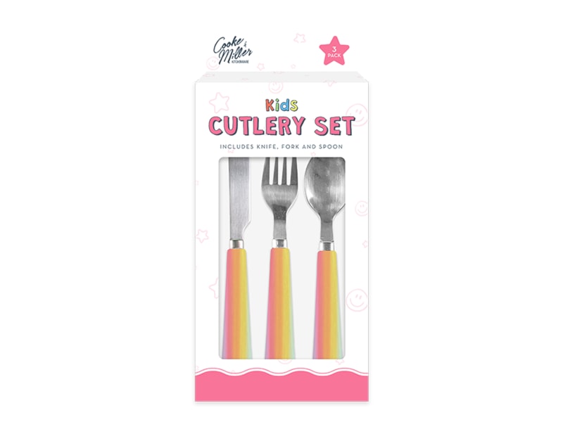 Wholesale Unicorn 3 Piece Cutlery Set CDU Wholesale Unicorn 3 Piece Cutlery Set CDU