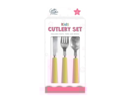 Wholesale Unicorn 3 Piece Cutlery Set CDU
