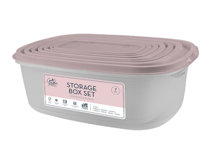 Wholesale Natural Storage Box Set 7pk Wholesale Natural Storage Box Set 7pk