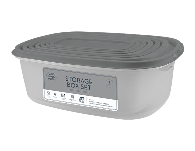 Wholesale Natural Storage Box Set 7pk Wholesale Natural Storage Box Set 7pk