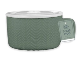 Wholesale Natural Embossed Soup Mug Wholesale Natural Embossed Soup Mug