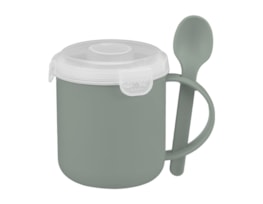 Wholesale Natural Microwavable Soup Mug With Spoon Wholesale Natural Microwavable Soup Mug With Spoon