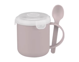 Wholesale Natural Microwavable Soup Mug With Spoon