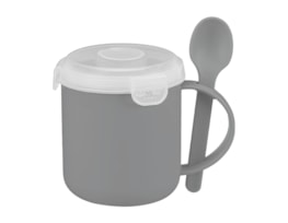 Wholesale Natural Microwavable Soup Mug With Spoon Wholesale Natural Microwavable Soup Mug With Spoon