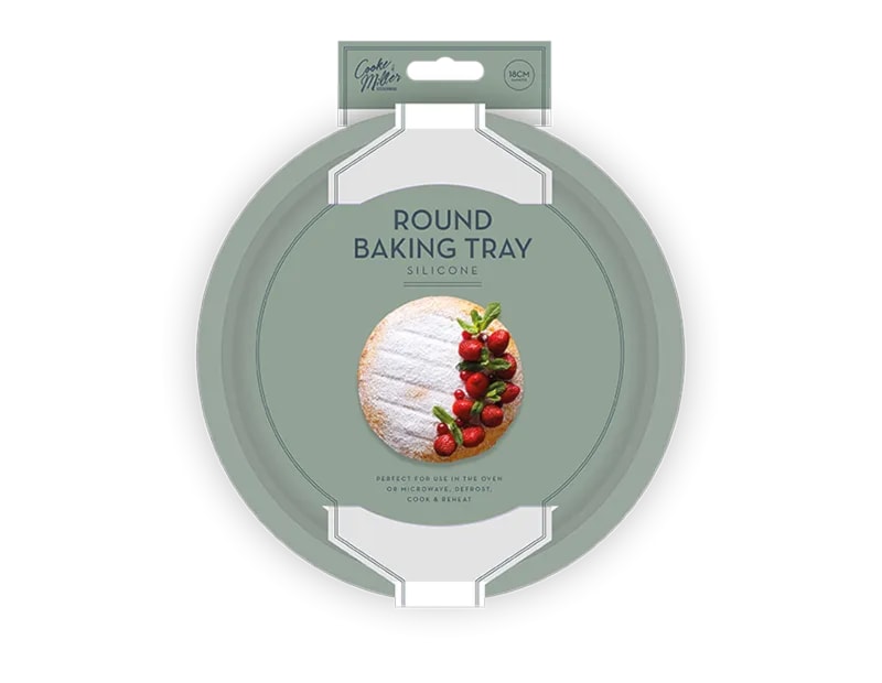 Wholesale Natural Silicone Round Baking Tray 18cm Wholesale Natural Silicone Round Baking Tray 18cm
