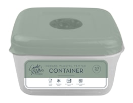 Wholesale Natural Plastic Vented Square Container 2.1L Wholesale Natural Plastic Vented Square Container 2.1L