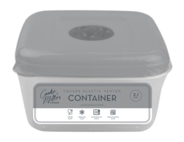 Wholesale Natural Plastic Vented Square Container 2.1L Wholesale Natural Plastic Vented Square Container 2.1L