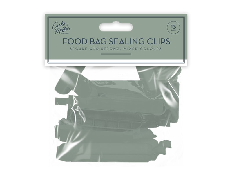 Wholesale Natural Bag Sealing Clips 13pk Wholesale Natural Bag Sealing Clips 13pk