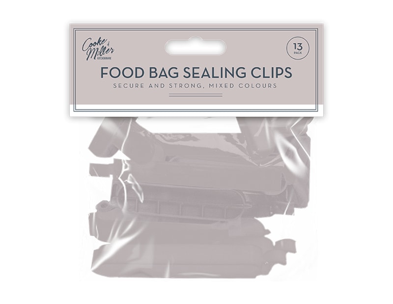 Wholesale Natural Bag Sealing Clips 13pk Wholesale Natural Bag Sealing Clips 13pk
