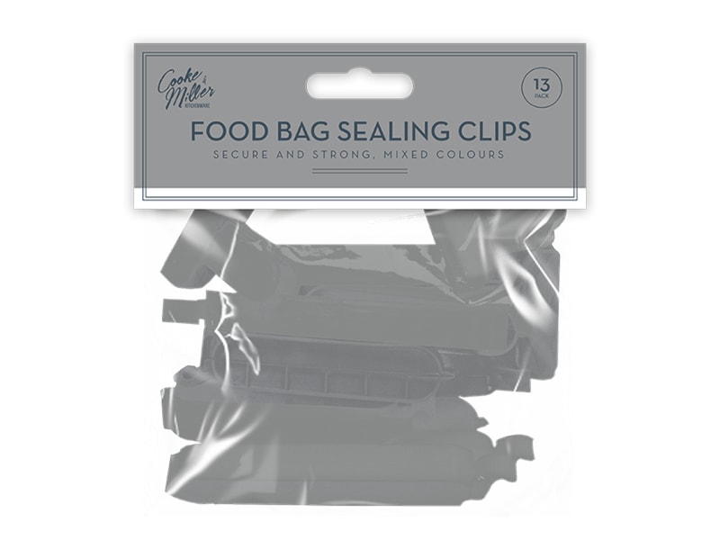 Wholesale Natural Bag Sealing Clips 13pk Wholesale Natural Bag Sealing Clips 13pk