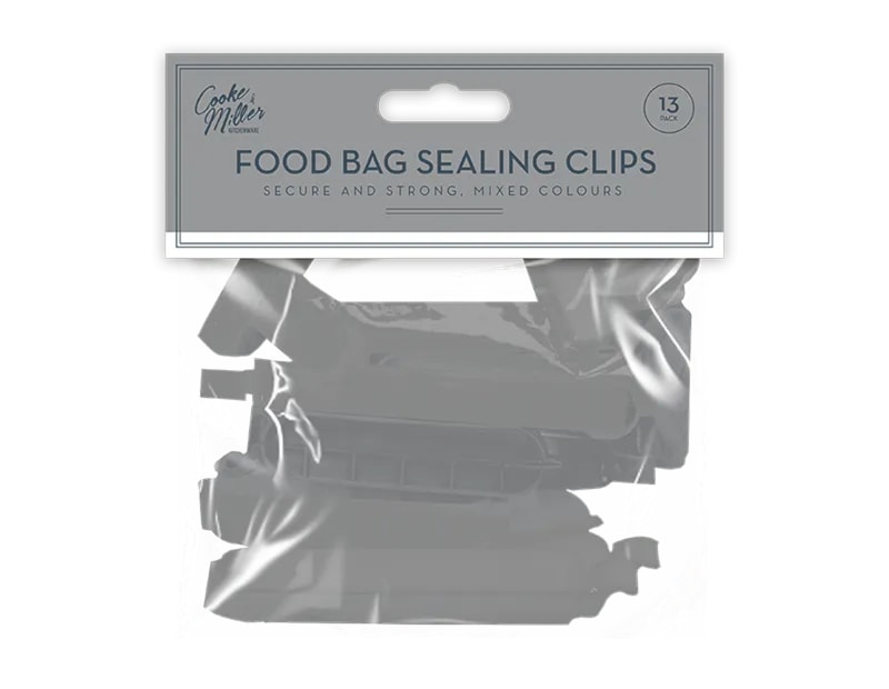 Wholesale Natural Bag Sealing Clips 13pk Wholesale Natural Bag Sealing Clips 13pk