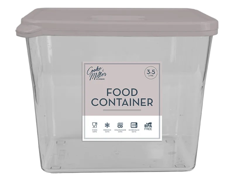 Wholesale Natural Food Container 3500ml