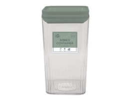 Wholesale Natural Ribbed Container with Vacuum Lid 1300ml Wholesale Natural Ribbed Container with Vacuum Lid 1300ml