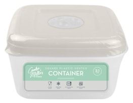 Wholesale Vented Square Plastic Container 2.1L Wholesale Vented Square Plastic Container 2.1L
