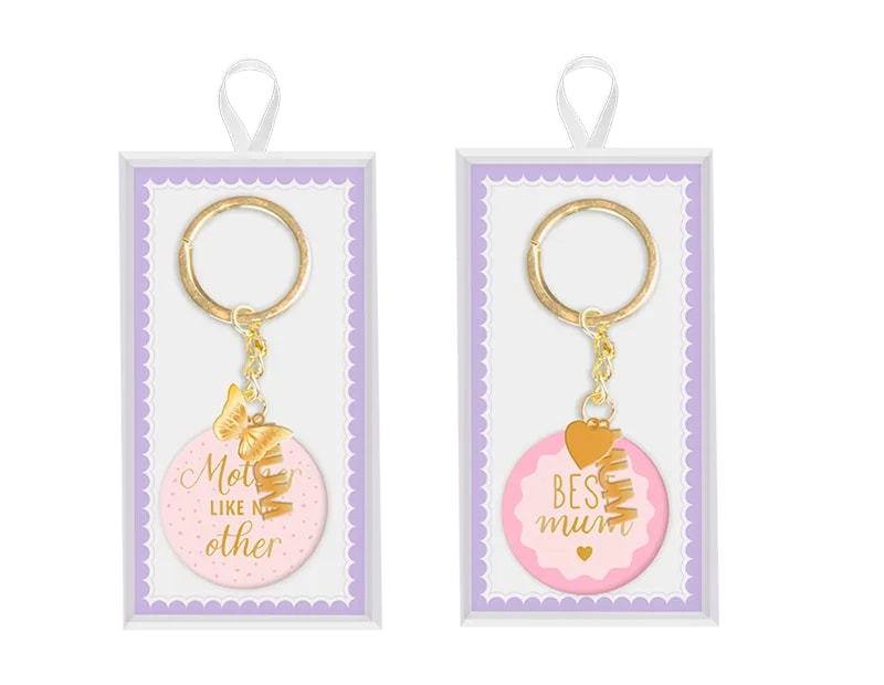 Wholesale Mother's Day Metal Keyring CDU