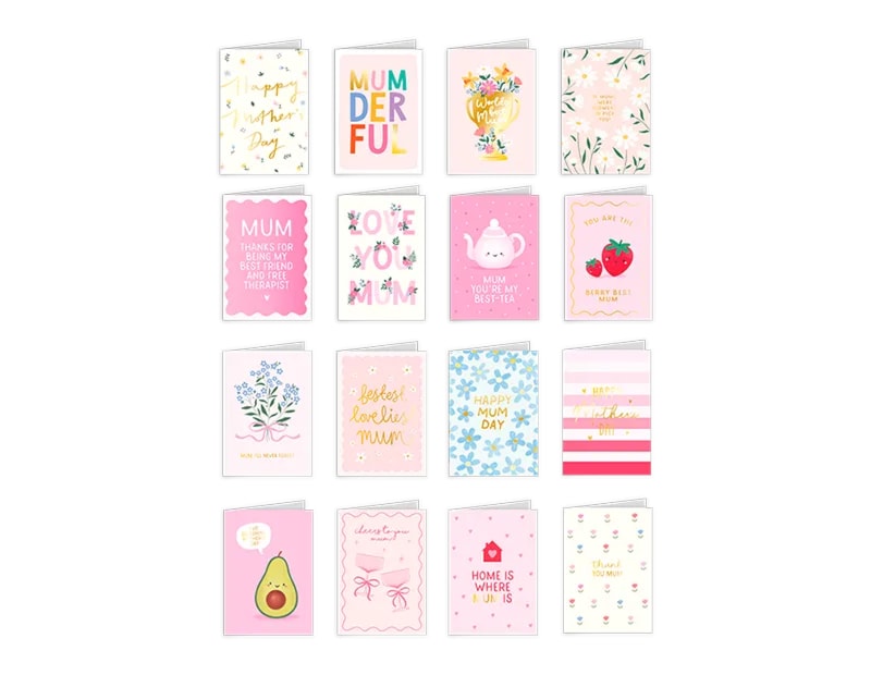 Wholesale Mother's Day Mixed Cards CDU Wholesale Mother's Day Mixed Cards CDU