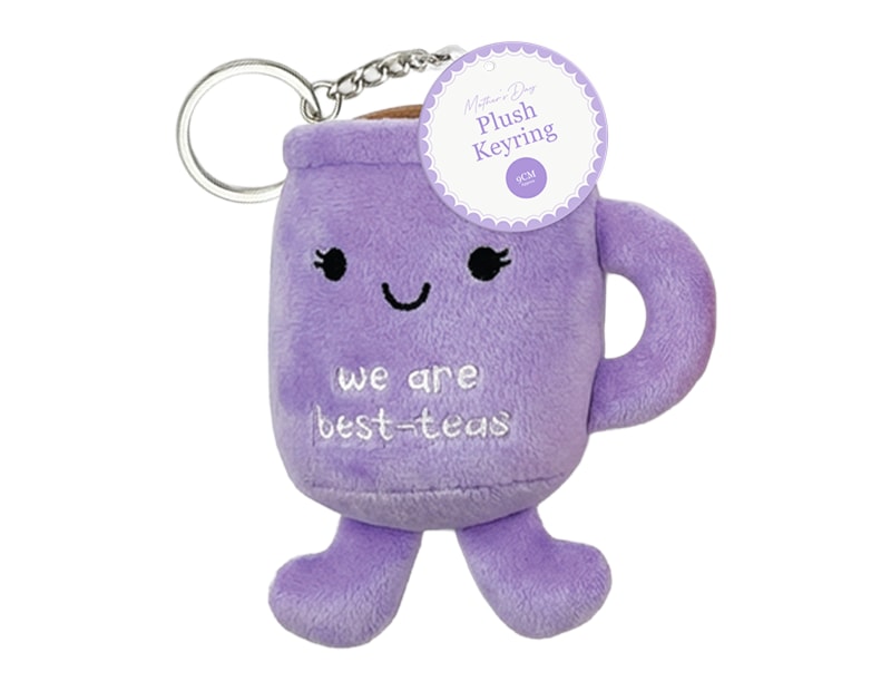 Wholesale Mothers Day Plush Keyring 9cm CDU Wholesale Mothers Day Plush Keyring 9cm CDU