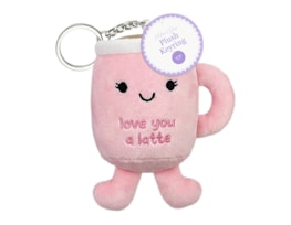 Wholesale Mothers Day Plush Keyring 9cm CDU
