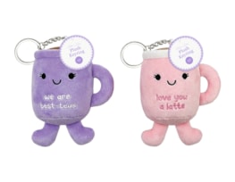 Bulk Buy Mothers Day Plush Keyring 9cm CDU
