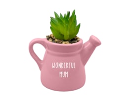 Wholesale Mother's Day ceramic watering can ornament 11. 5 Wholesale Mother's Day ceramic watering can ornament 11. 5