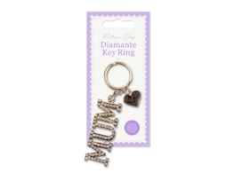 Wholesale Mum Diamante Keyring