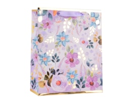 Wholesale Womens Foiled Floral Large Gift Bag 30x42x12cm Wholesale Womens Foiled Floral Large Gift Bag 30x42x12cm