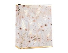 Wholesale Womens Foiled Floral Large Gift Bag 30x42x12cm Wholesale Womens Foiled Floral Large Gift Bag 30x42x12cm