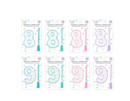 Wholesale Pastel Musical Birthday Candle Set Wholesale Pastel Musical Birthday Candle Set