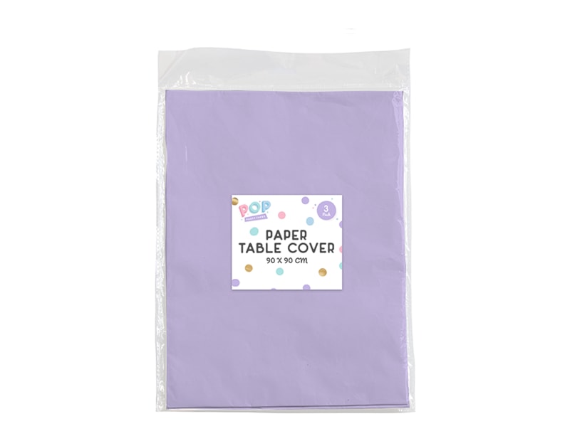 Wholesale Pastel Paper Table Cloths 3pk Wholesale Pastel Paper Table Cloths 3pk