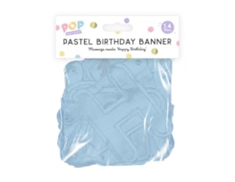 Wholesale Pastel Happy Birthday Banner 1.4M