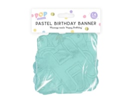 Wholesale Pastel Happy Birthday Banner 1.4M Wholesale Pastel Happy Birthday Banner 1.4M