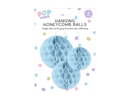 Wholesale Pastel Honeycomb Hanging Decoration 3pk Wholesale Pastel Honeycomb Hanging Decoration 3pk