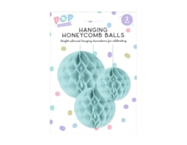 Wholesale Pastel Honeycomb Hanging Decoration 3pk Wholesale Pastel Honeycomb Hanging Decoration 3pk
