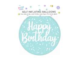 Wholesale Pastel Self Inflating Balloon 2pk Wholesale Pastel Self Inflating Balloon 2pk