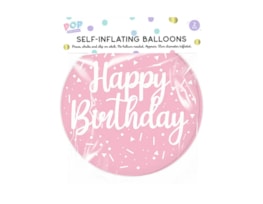 Wholesale Pastel Self Inflating Balloon 2pk Wholesale Pastel Self Inflating Balloon 2pk