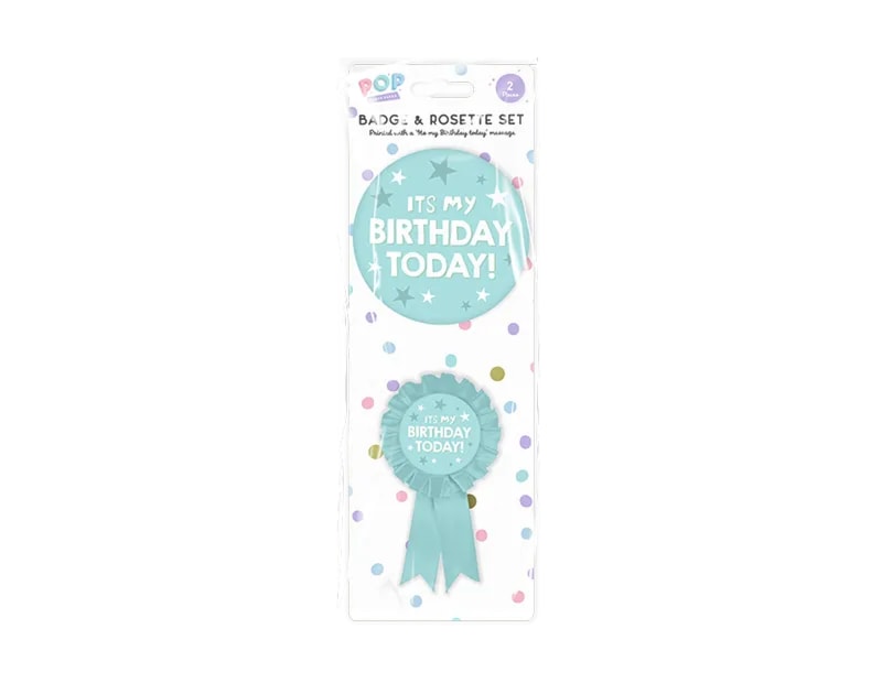 Wholesale Pastel Birthday Party Badge Set 2pcs