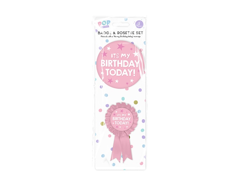 Wholesale Pastel Birthday Party Badge Set 2pcs Wholesale Pastel Birthday Party Badge Set 2pcs