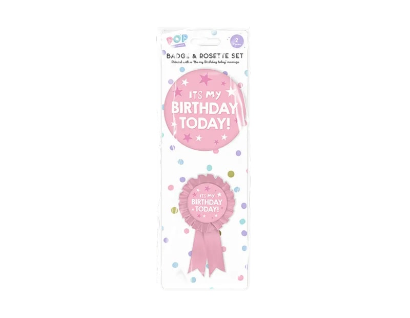 Wholesale Pastel Birthday Party Badge Set 2pcs Wholesale Pastel Birthday Party Badge Set 2pcs