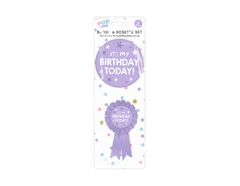 Wholesale Pastel Birthday Party Badge Set 2pcs Wholesale Pastel Birthday Party Badge Set 2pcs