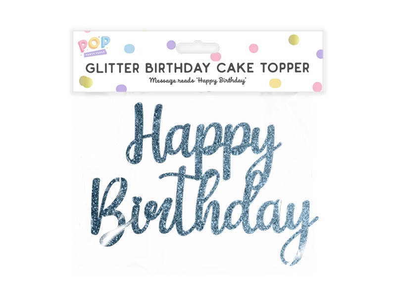 Wholesale Pastel Glitter Happy Birthday Cake Topper Wholesale Pastel Glitter Happy Birthday Cake Topper