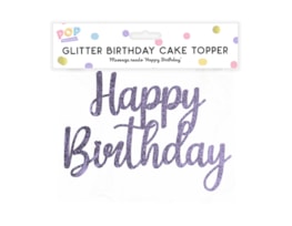 Wholesale Pastel Glitter Happy Birthday Cake Topper Wholesale Pastel Glitter Happy Birthday Cake Topper