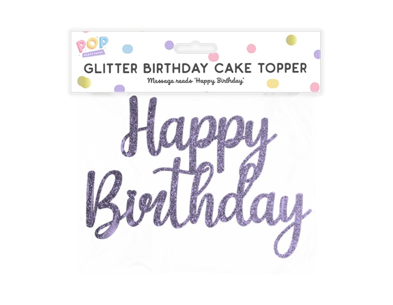Wholesale Pastel Glitter Happy Birthday Cake Topper Wholesale Pastel Glitter Happy Birthday Cake Topper
