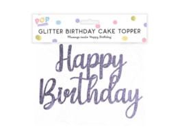 Wholesale Pastel Glitter Happy Birthday Cake Topper Wholesale Pastel Glitter Happy Birthday Cake Topper