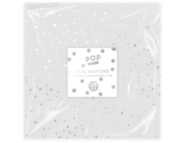 Wholesale Metallic Foil Napkins 25pk Wholesale Metallic Foil Napkins 25pk