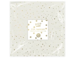 Wholesale Metallic Foil Napkins 25pk
