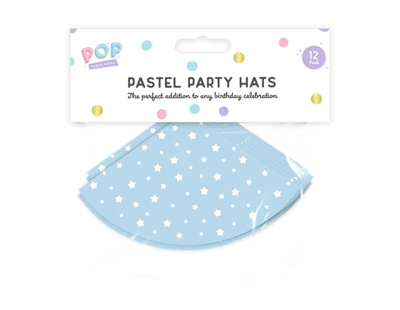Wholesale Pastel Party Hats 12pk Wholesale Pastel Party Hats 12pk